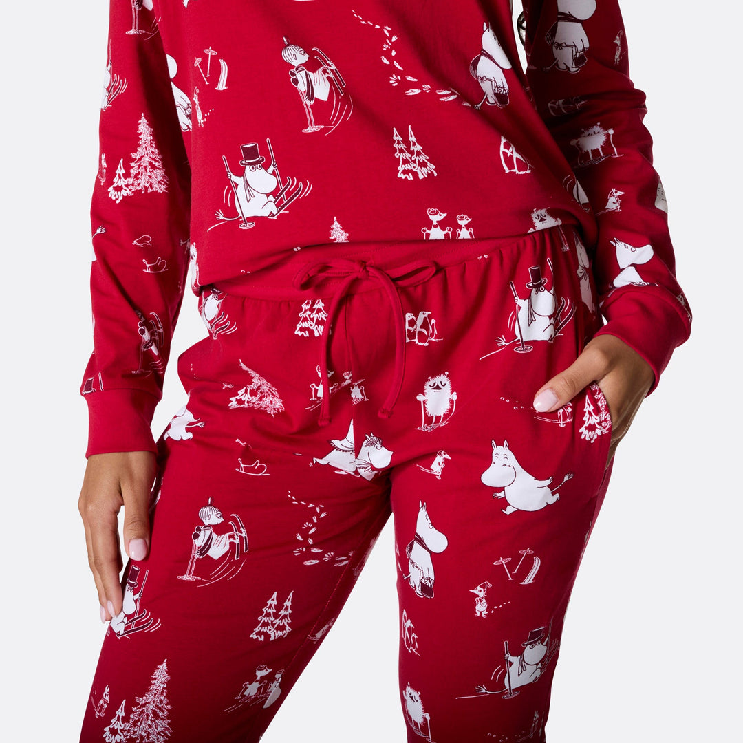 Mumins Weihnachtspyjama Damen
