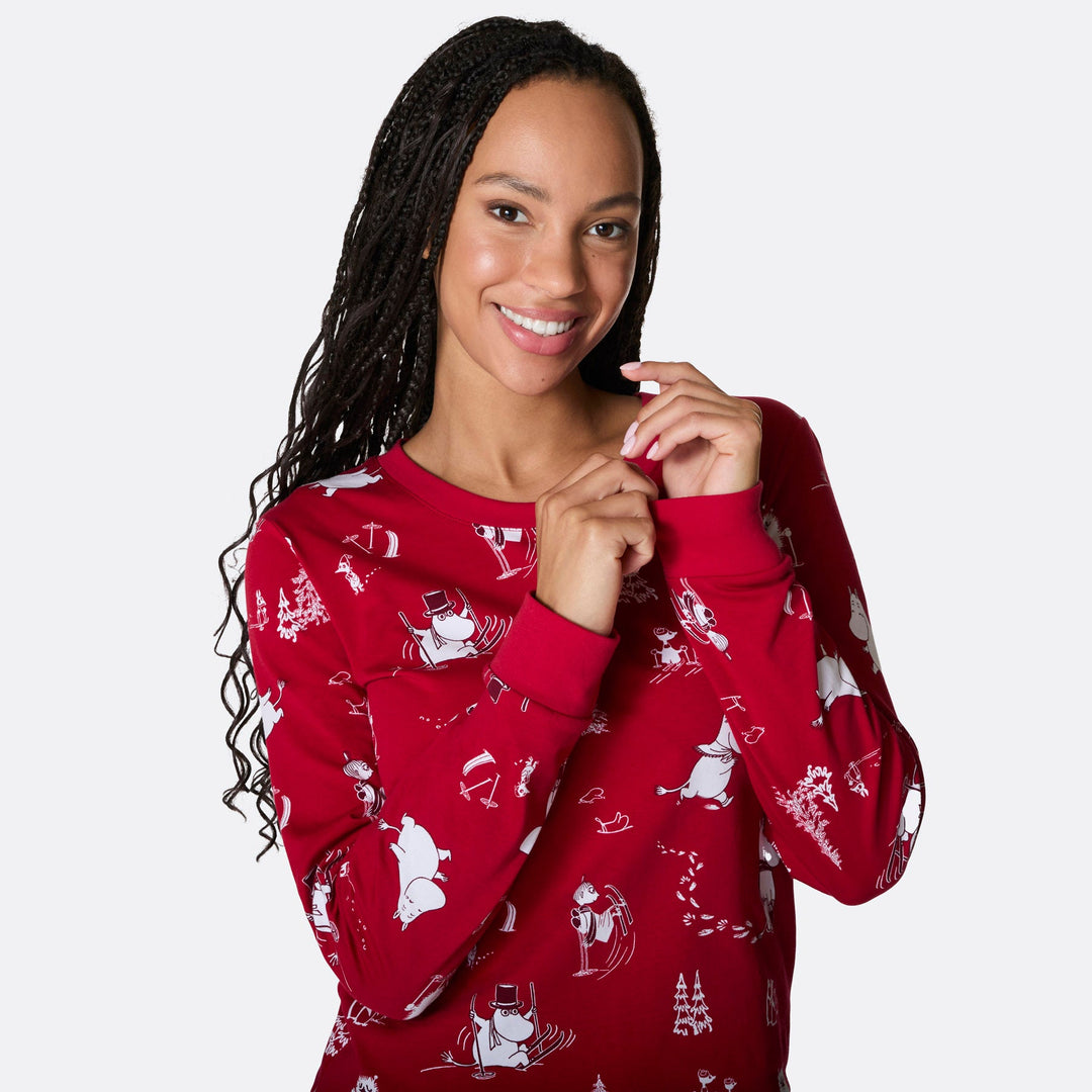 Mumins Weihnachtspyjama Damen