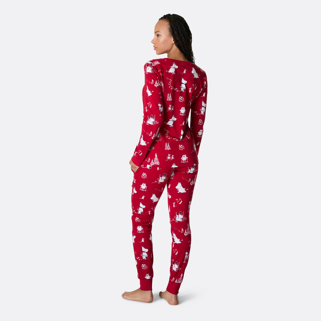 Mumins Weihnachtspyjama Damen