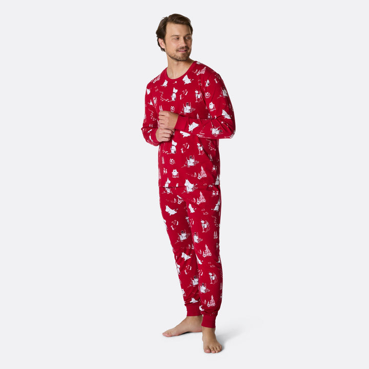 Mumins Weihnachtspyjama Herren