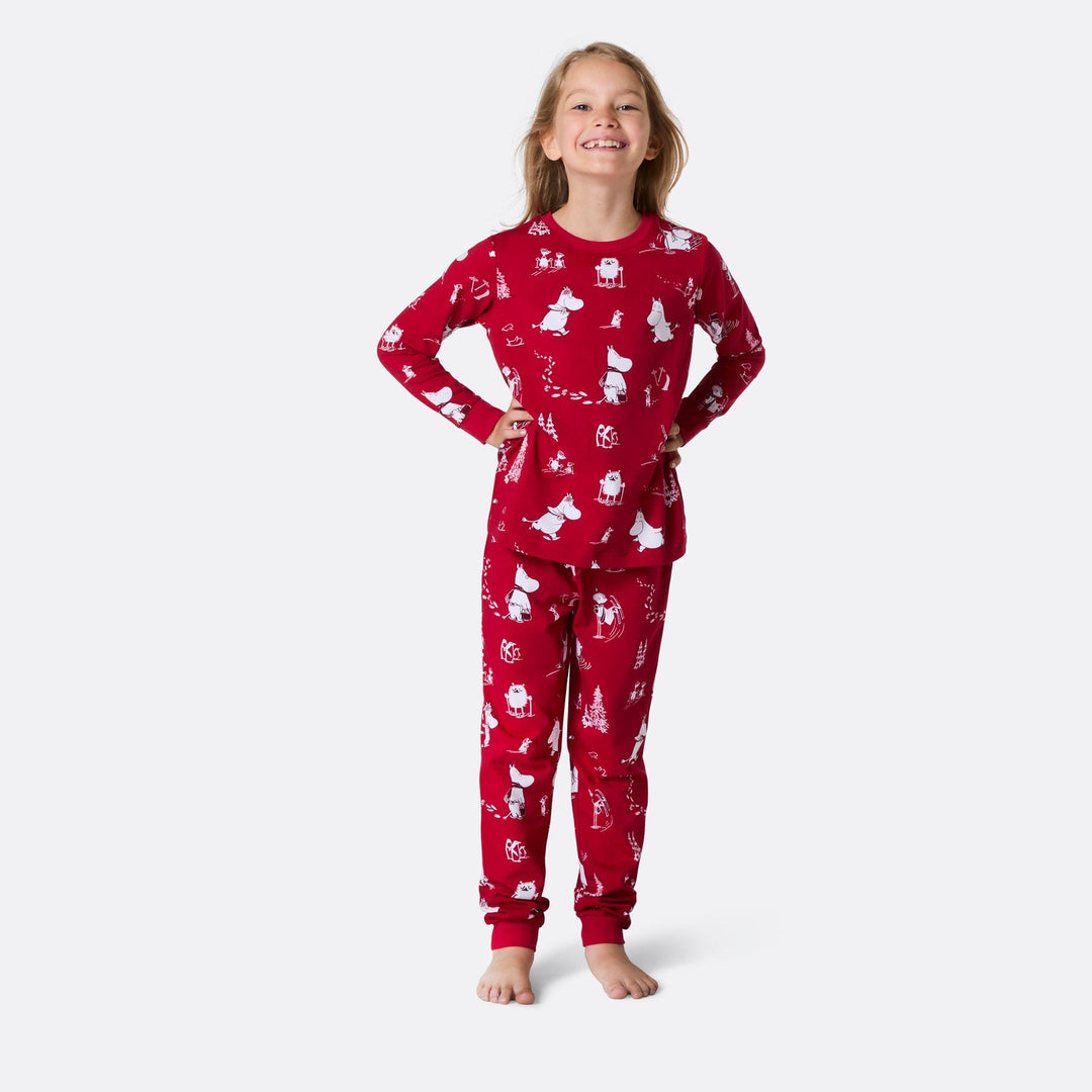 Mumins Weihnachtspyjama Familie