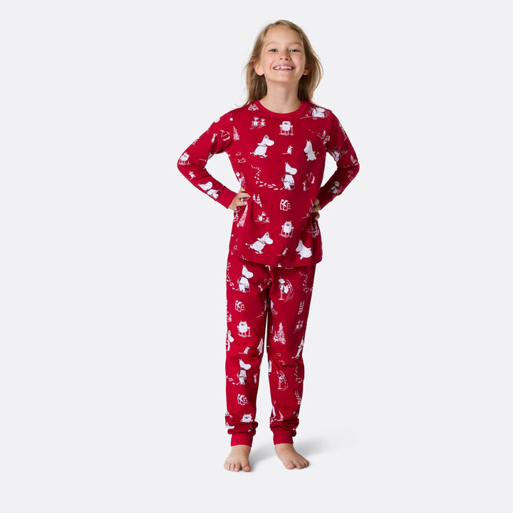 Mumins Weihnachtspyjama Familie