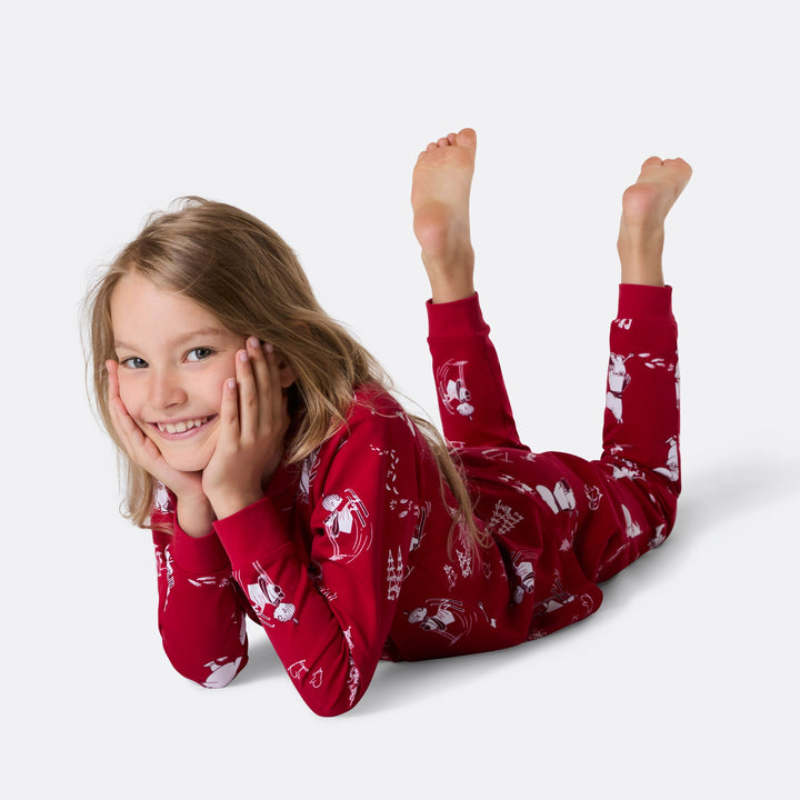 Mumins Weihnachtspyjama Kinder