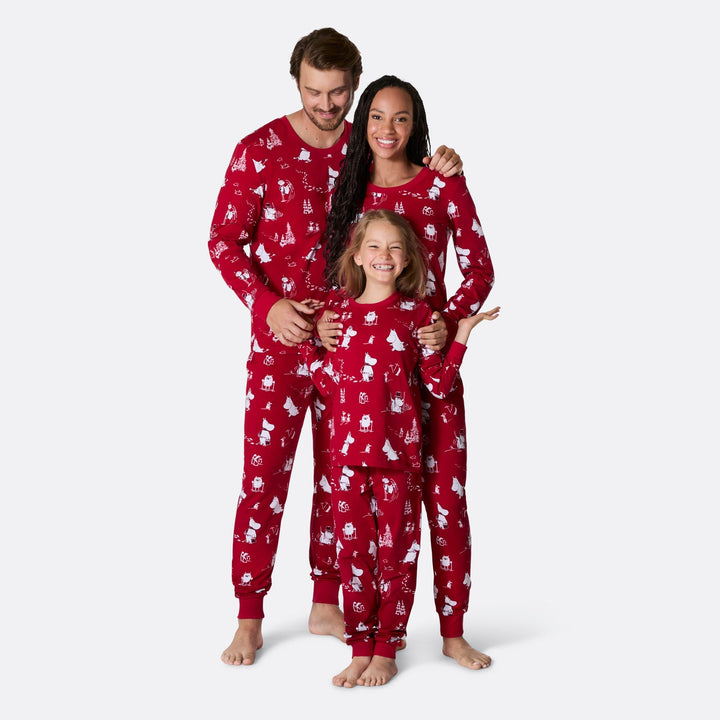Mumins Weihnachtspyjama Familie