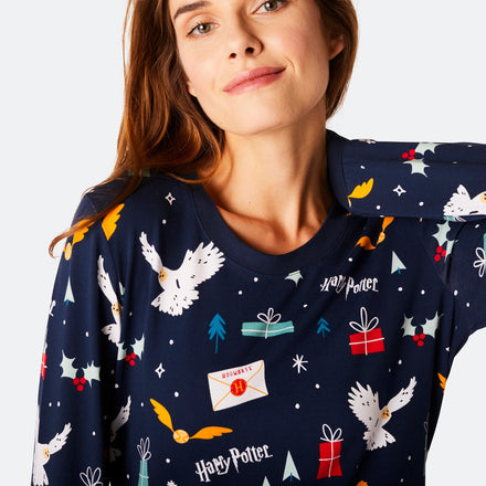 Blauer Harry Potter Pyjama Damen