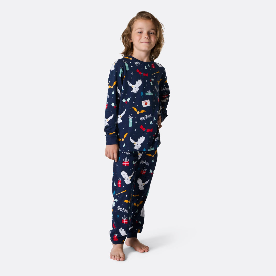 Blauer Harry Potter Pyjama Familie
