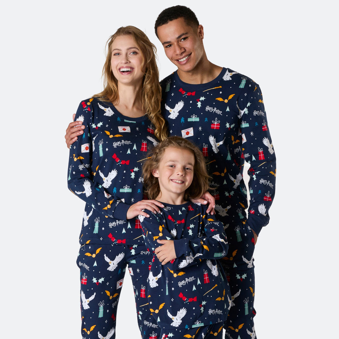Blauer Harry Potter Pyjama Familie
