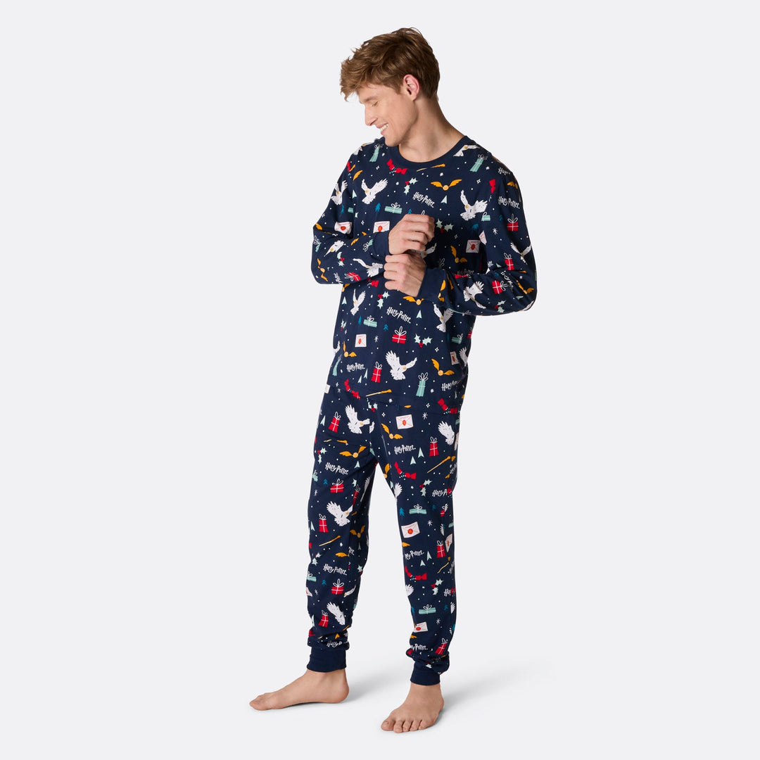 Blauer Harry Potter Pyjama Herren