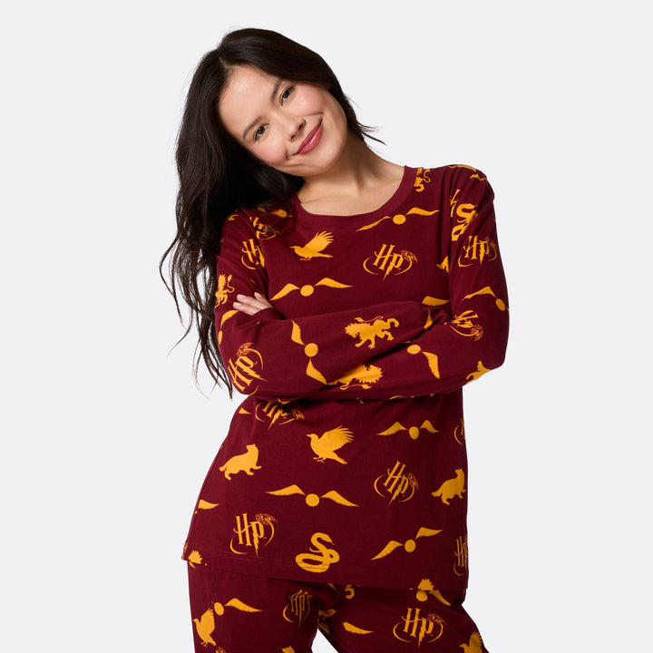 Roter Harry Potter Pyjama Damen