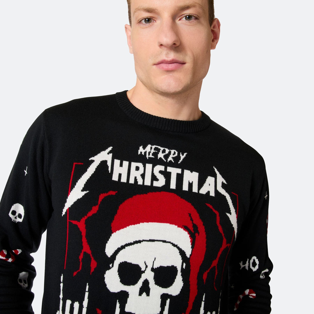 Heavy New Year Weihnachtspullover Herren