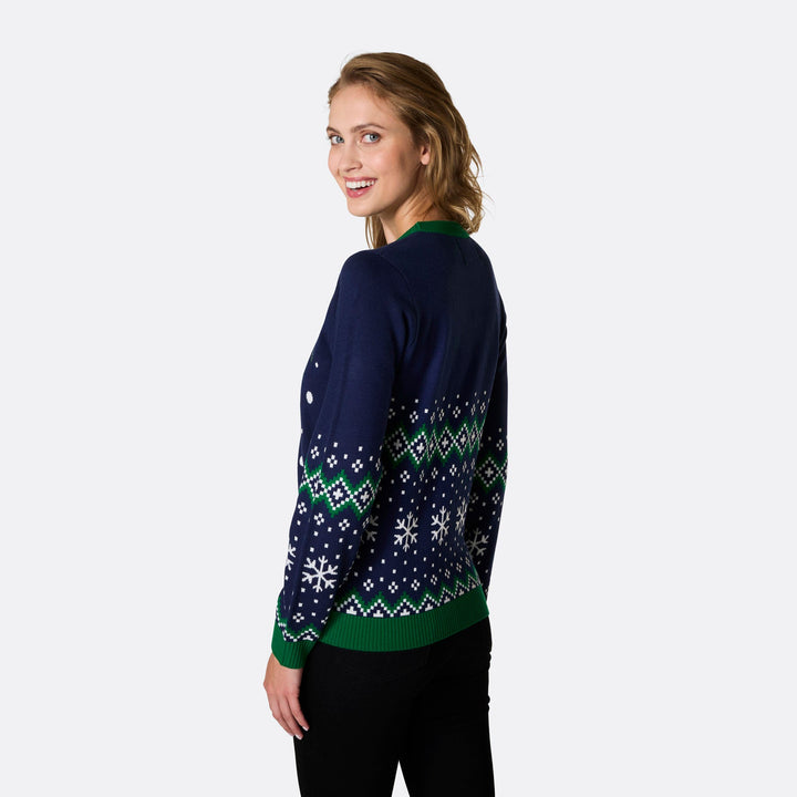 Rudolf Weihnachtspullover Damen