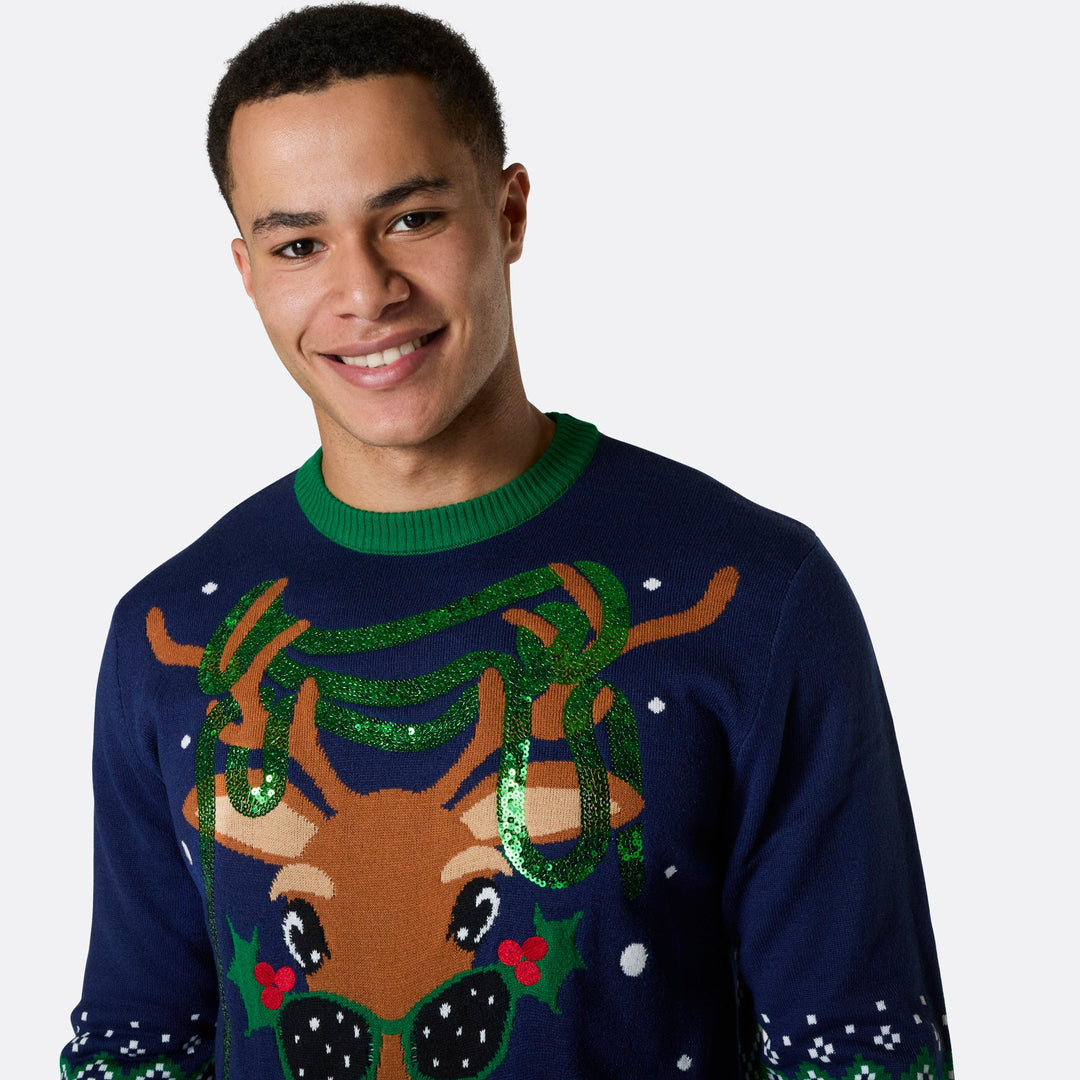 Rudolf Weihnachtspullover Herren