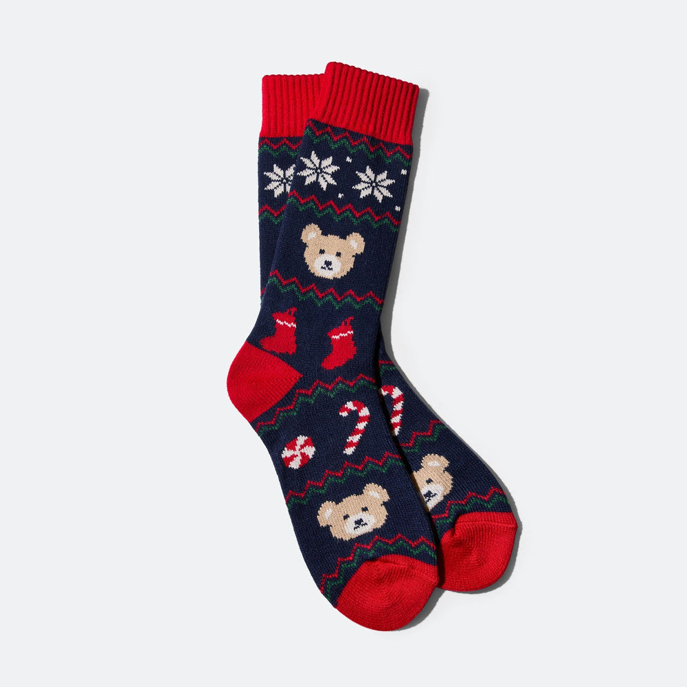 Teddybär Weihnachtssocken