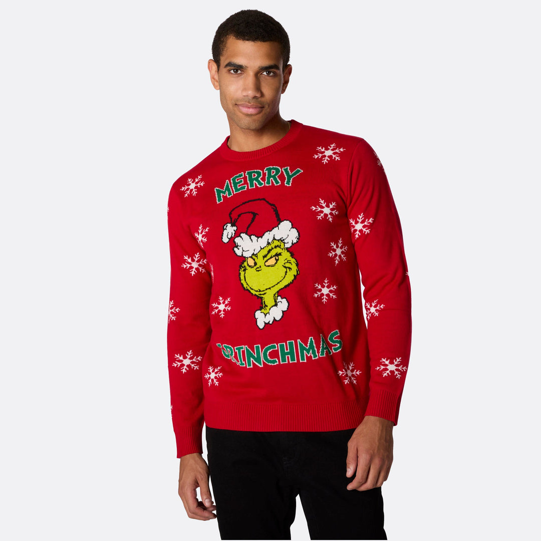 Merry Grinchmas Weihnachtspullover Herren