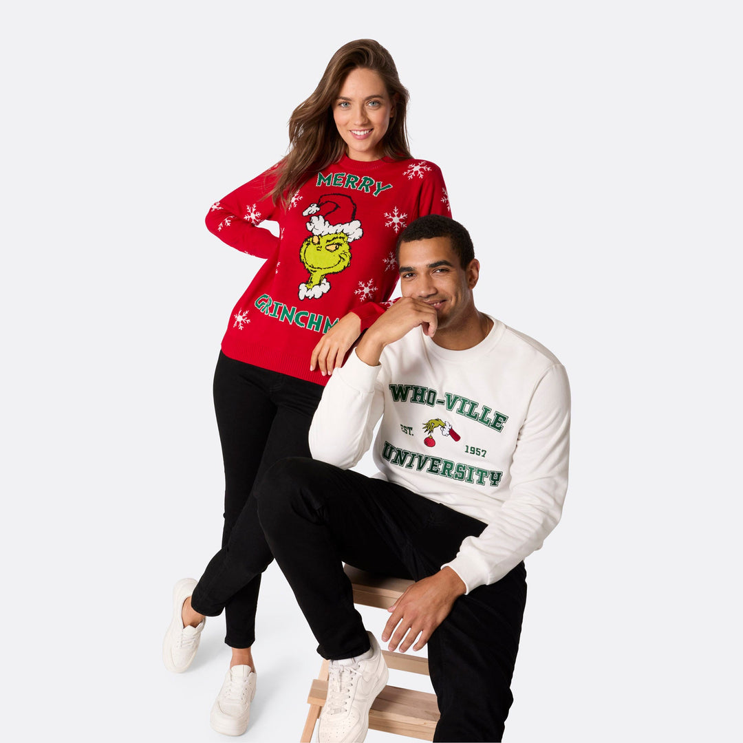 Who-Ville University Weihnachts-Sweatshirt Herren