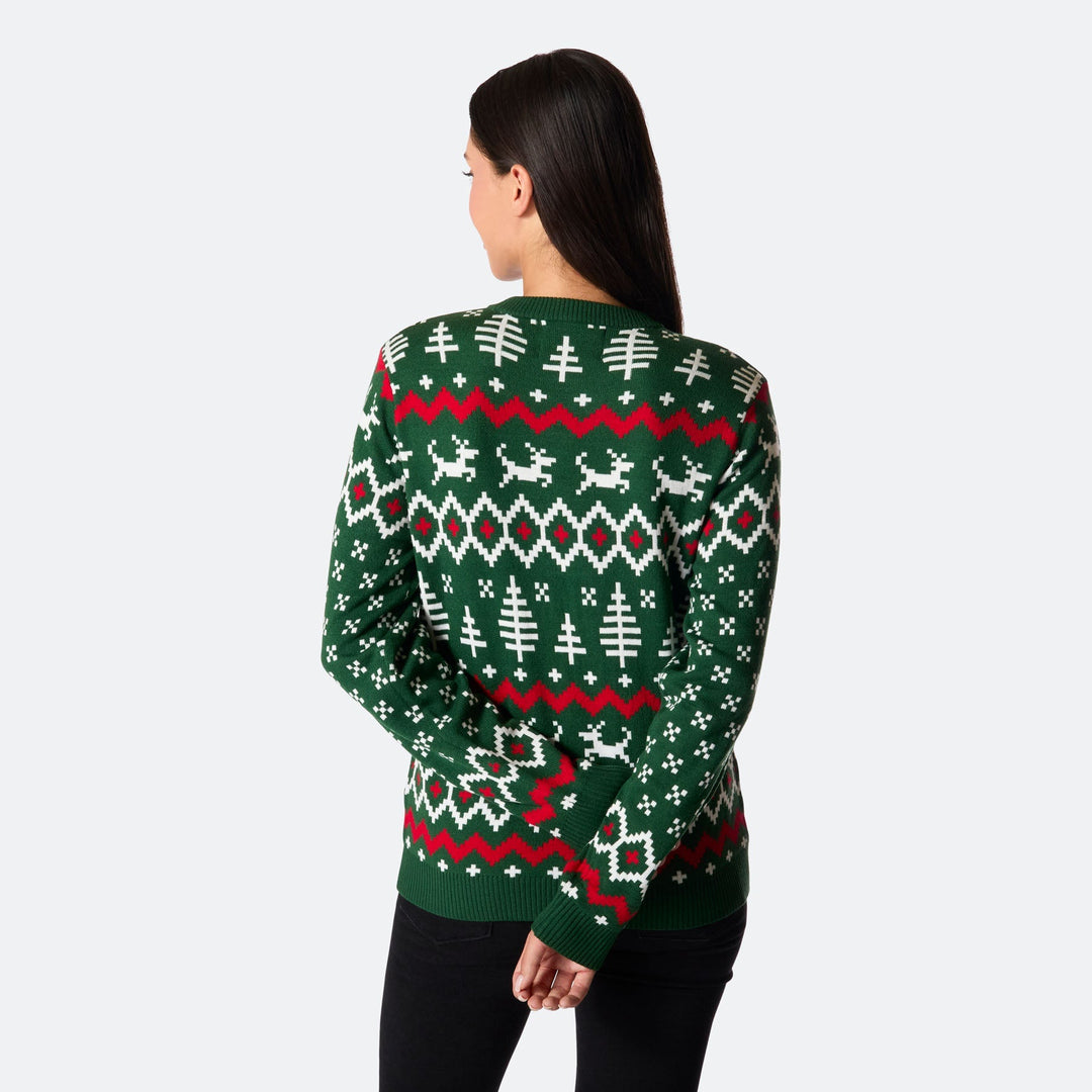 Der Grinch Weihnachtspullover Damen