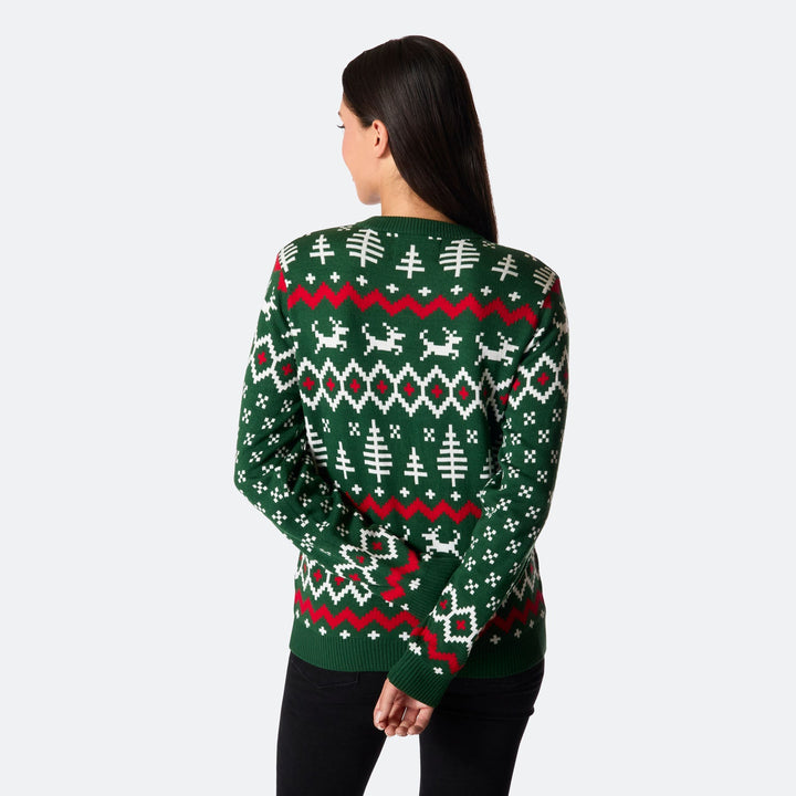 Der Grinch Weihnachtspullover Damen