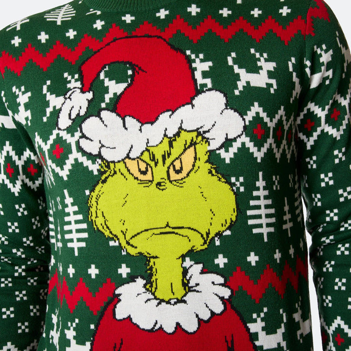 Der Grinch Weihnachtspullover Herren