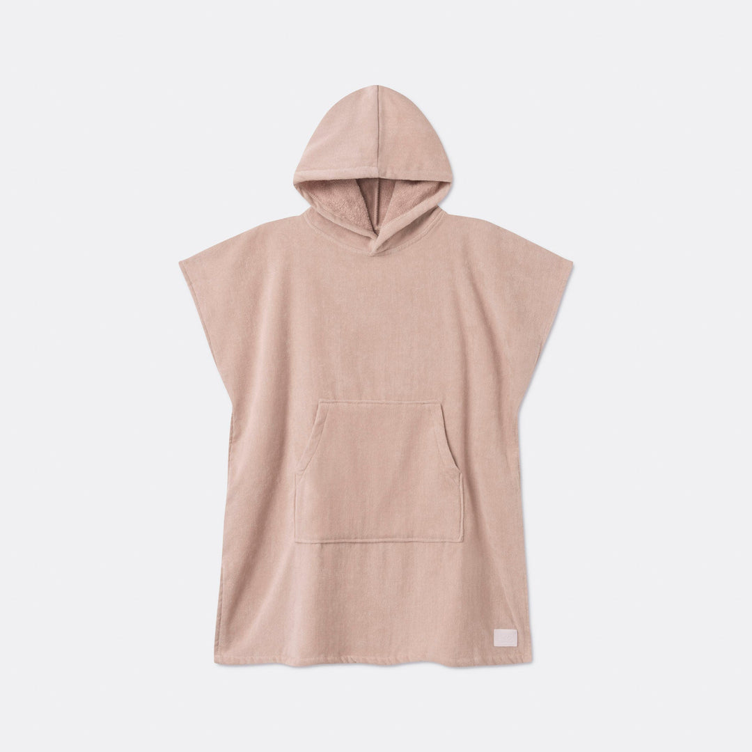 Beiger Badeponcho Kinder