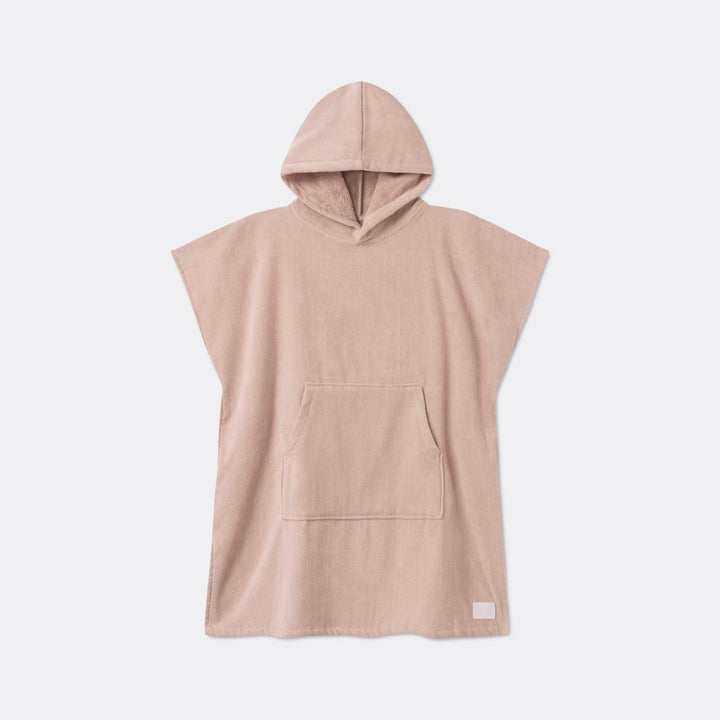 Beiger Badeponcho Kinder