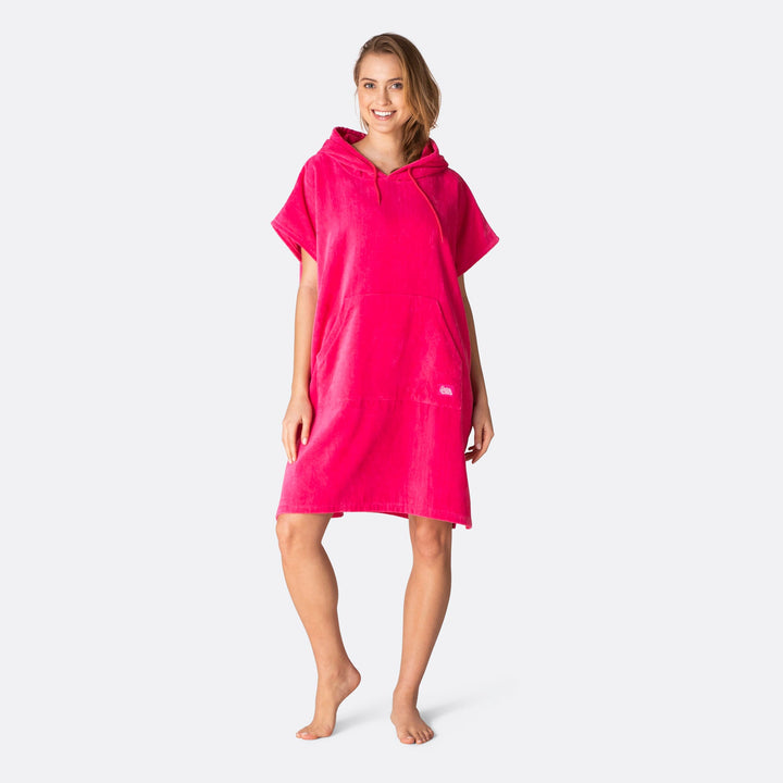 Hot Pink Badeponcho