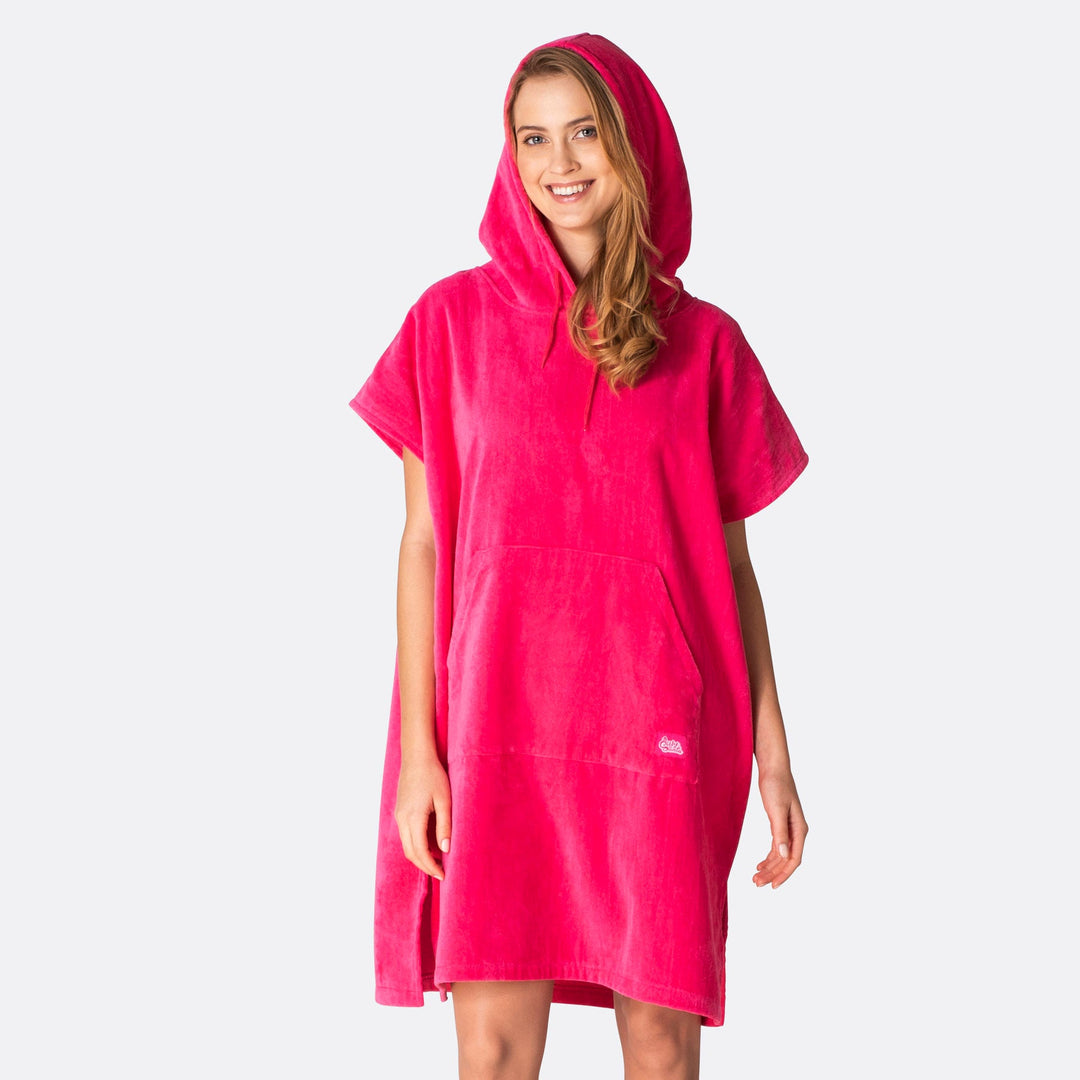 Hot Pink Badeponcho