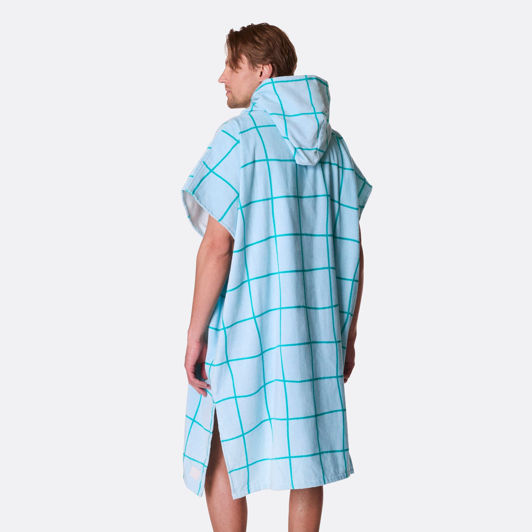 Blauer Pool Badeponcho