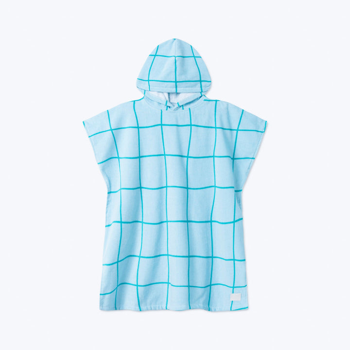 Blauer Pool Badeponcho Kinder