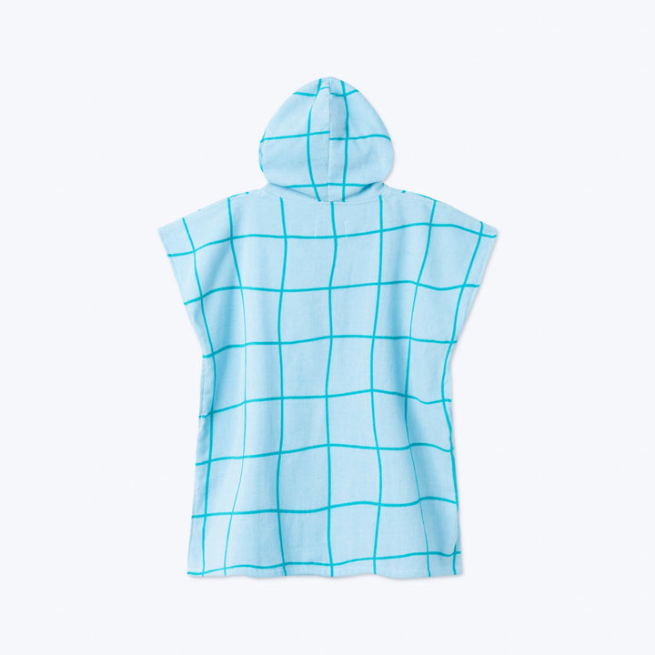 Blauer Pool Badeponcho Kinder