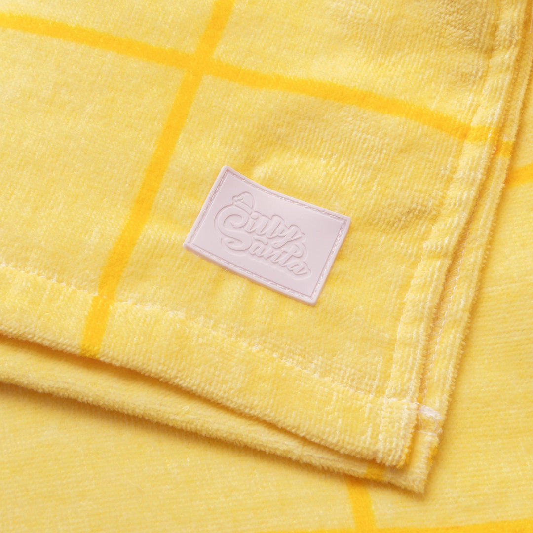 Gelber Pool Badeponcho Kinder