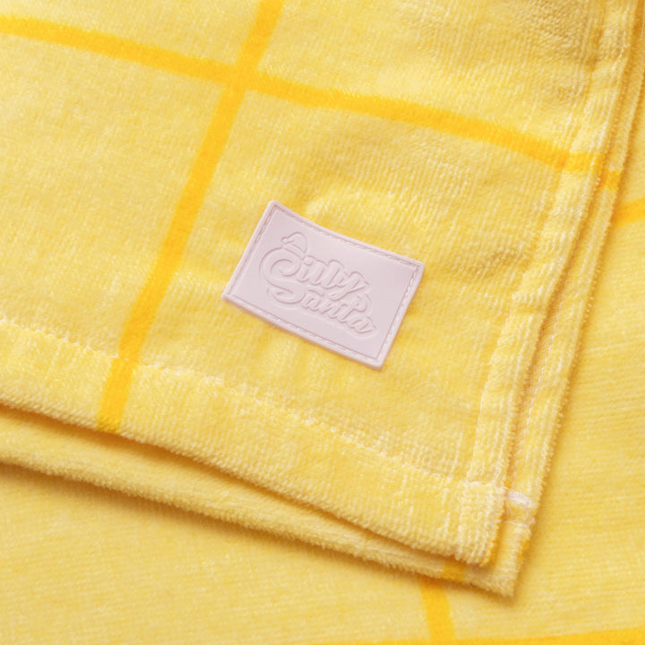 Gelber Pool Badeponcho Kinder