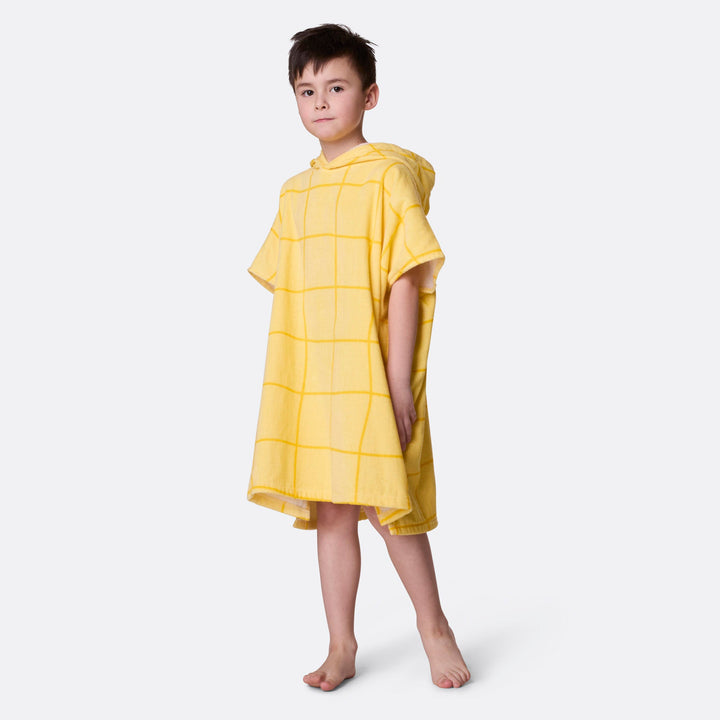 Gelber Pool Badeponcho Kinder