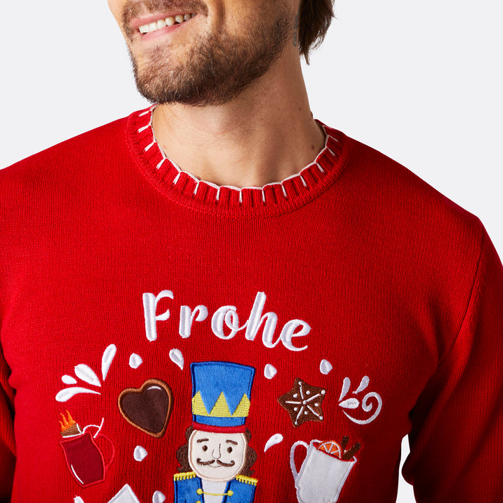 Frohe Weihnachten Weihnachtspullover Herren