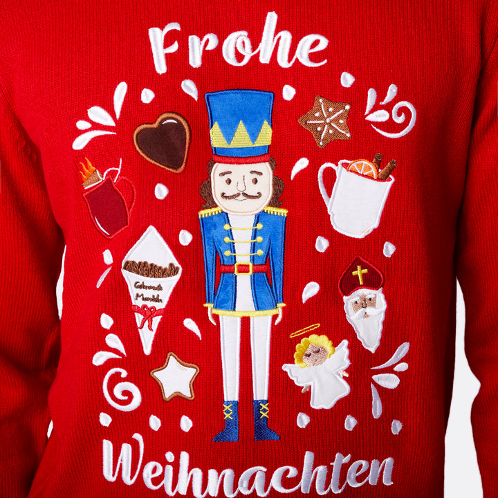 Frohe Weihnachten Weihnachtspullover Damen