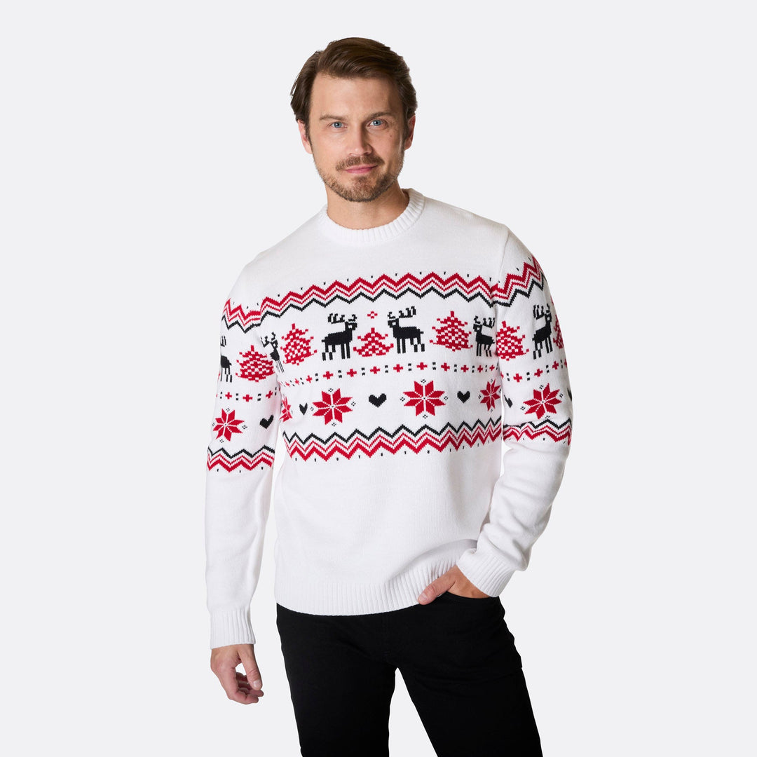 Klassischer Weihnachtspullover Herren