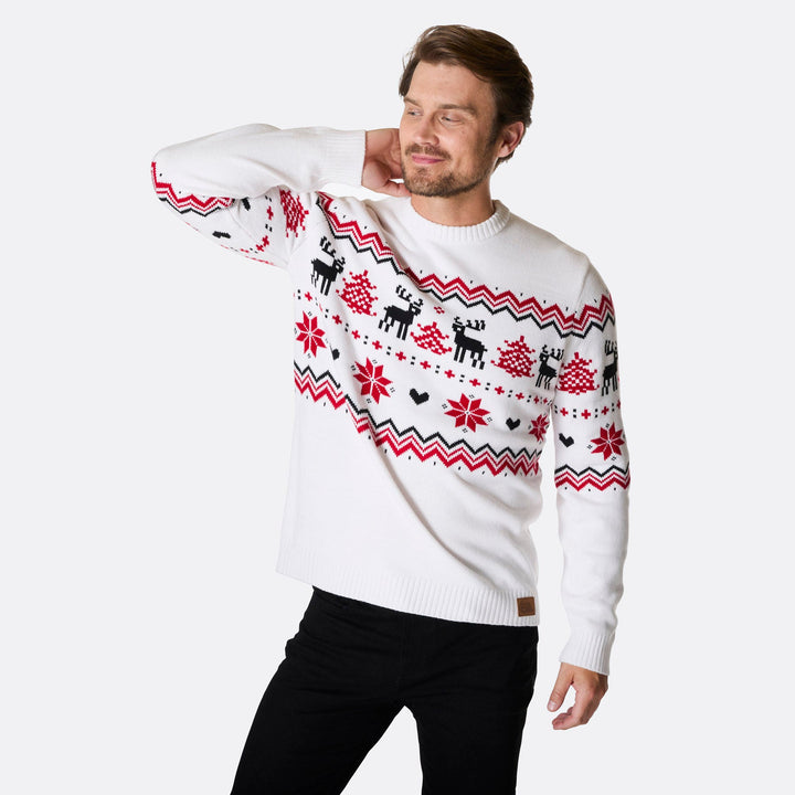 Klassischer Weihnachtspullover Herren