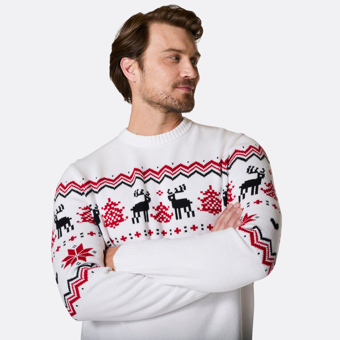 Klassischer Weihnachtspullover Herren