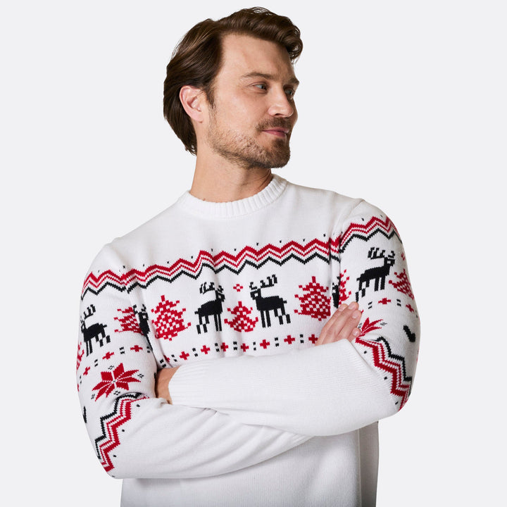 Klassischer Weihnachtspullover Herren
