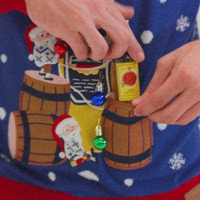 Aquavit Weihnachtspullover Herren