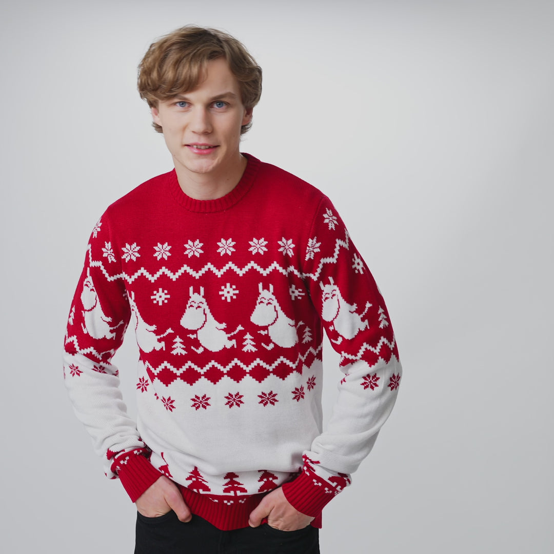 Mumins Weihnachtspullover Herren