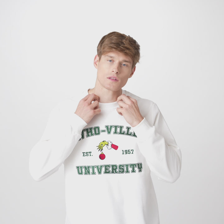 Who-Ville University Weihnachts-Sweatshirt Herren