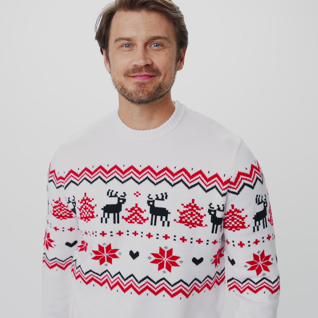 Klassischer Weihnachtspullover Herren