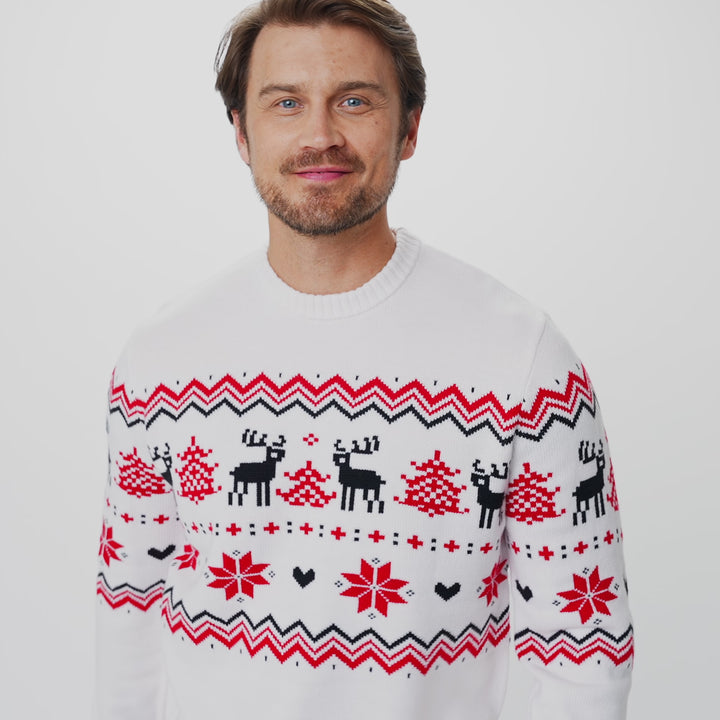 Klassischer Weihnachtspullover Herren