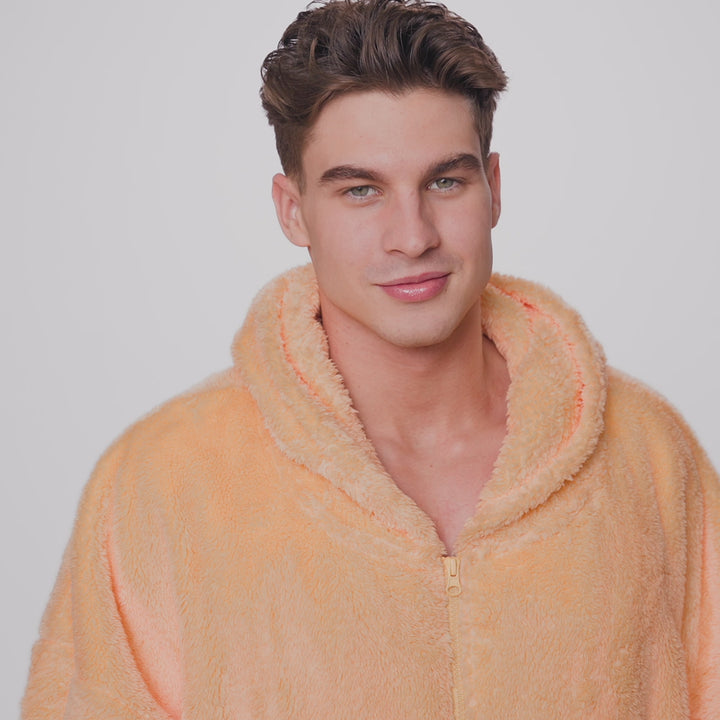 Pfirsich Teddy HappyHoodie