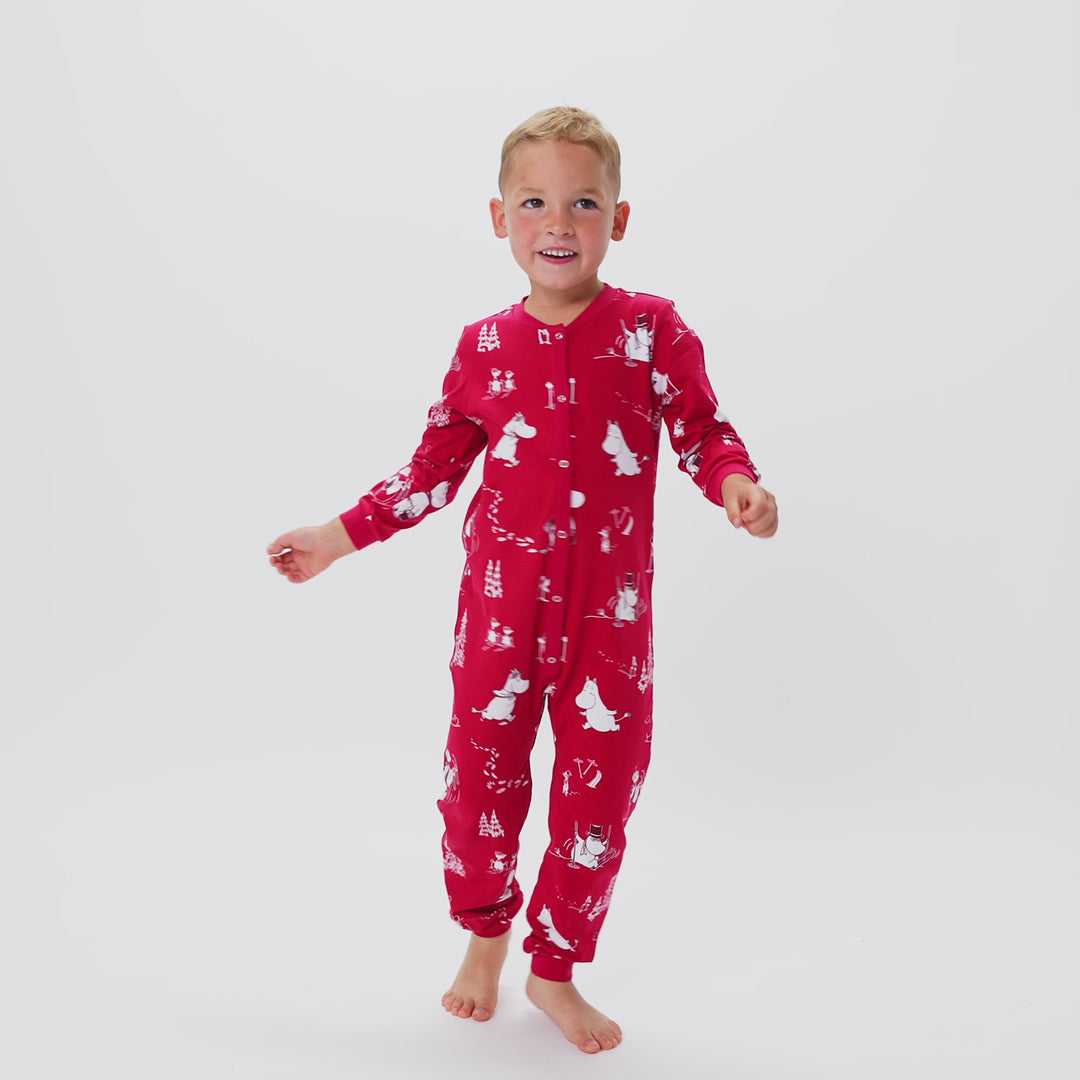 Mumins Overall Weihnachtspyjama Kinder
