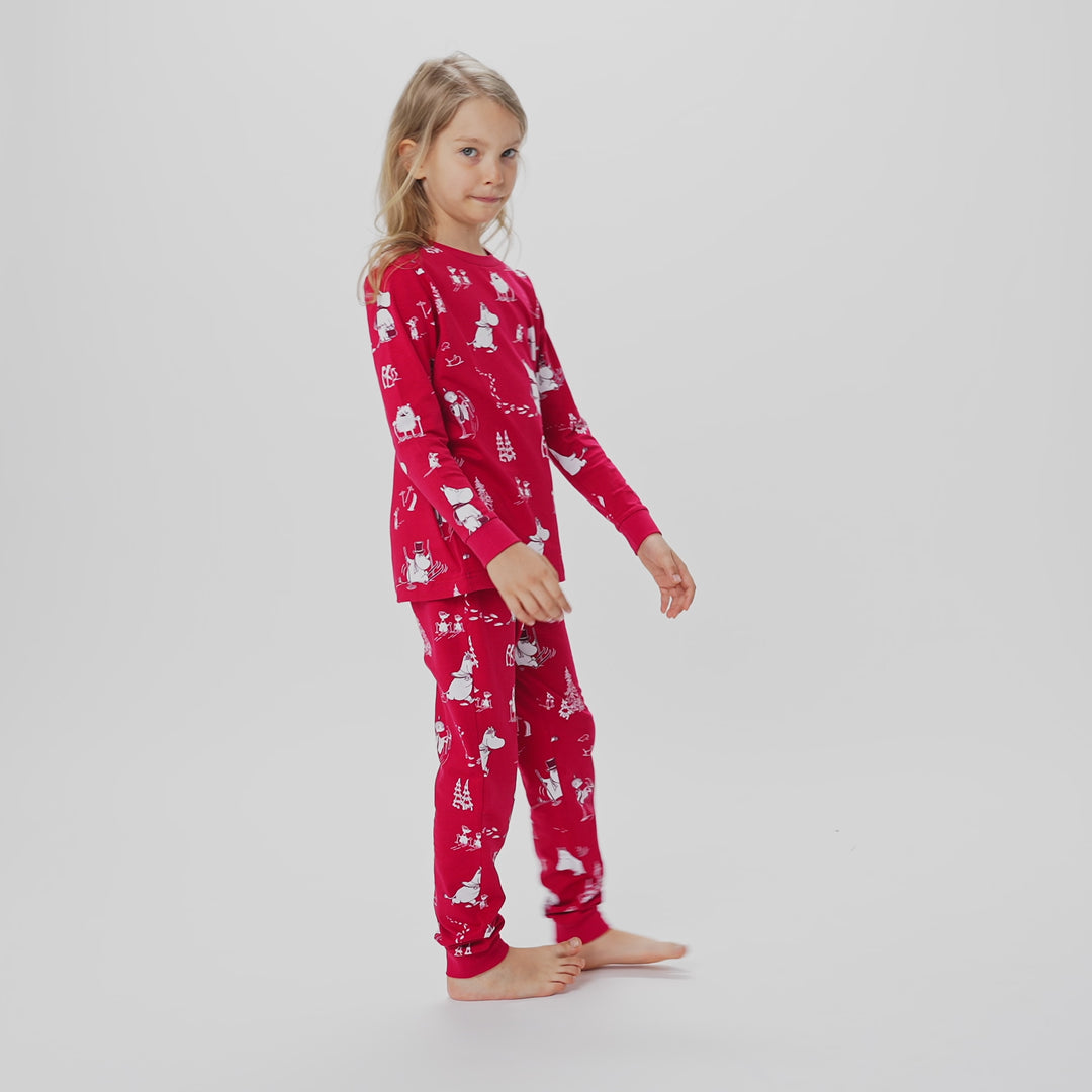 Mumins Weihnachtspyjama Kinder