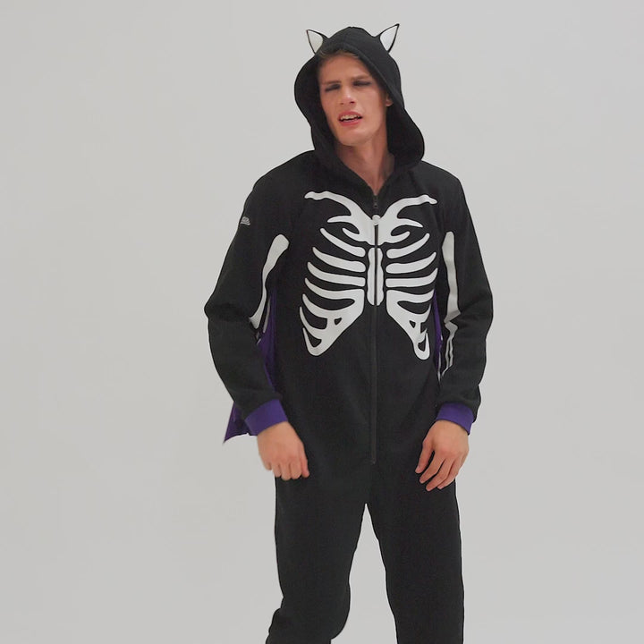 Fledermaus Onesie Herren