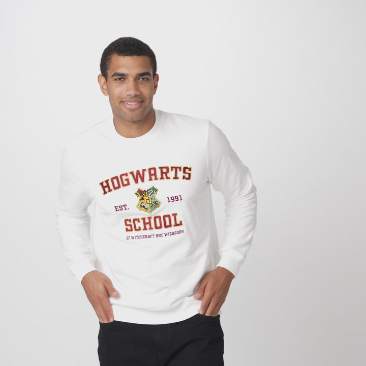 Hogwarts School Weihnachts-Sweatshirt Herren