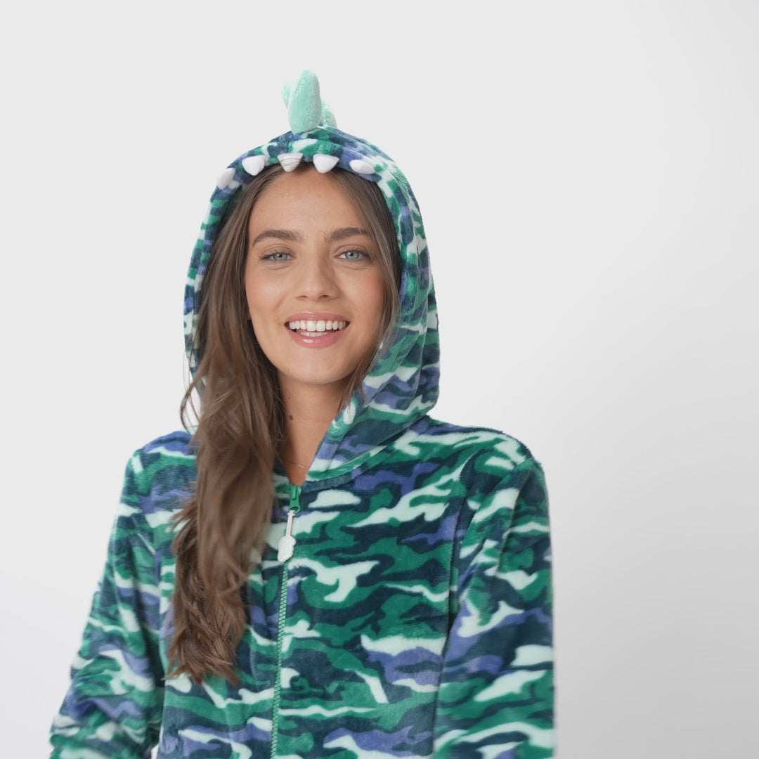 Dinosaurier Onesie Damen