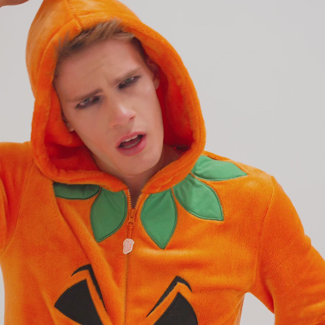 Halloweenkürbis Onesie für Herren